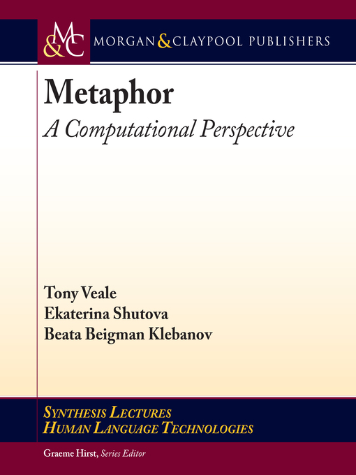 Title details for Metaphor by Tony Veale - Available